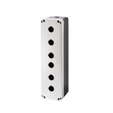 BOTONERA GRIS/NEGRO 6 ORIFICIOS PQ06KGN