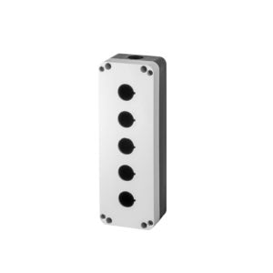 BOTONERA GRIS/NEGRO 5 ORIFICIOS PQ05KGN